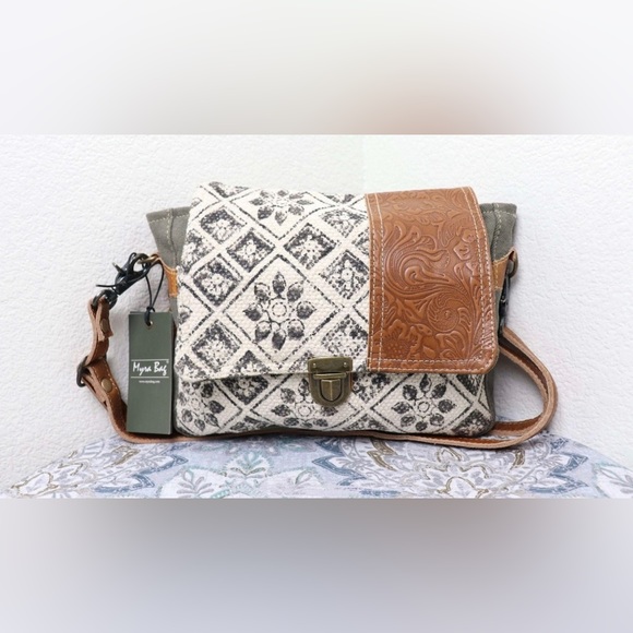 Myra Bag Bags Myra Spellbound Canvasleather Messenger Bag Poshmark